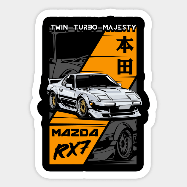 Iconic Mazda Design Sticker by Harrisaputra